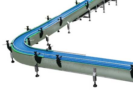 Curve Modular Belt Conveyor